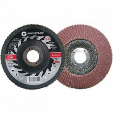 Круг лепестковый торцевой 125 х 22,2 мм, Р80 (72 лепестка) GREATFLEX 71-12580