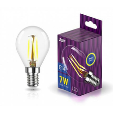 Лампа светодиодная 7Вт Е14 G45 2700К 695Лм прозрачная 230В шар Filament филаментная DECO Premium 32482 9 REV