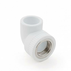 Угольник PPR полипропиленовый комбинированный 25х1/2" ВР 10792 РосТурПласт