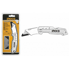 Нож складной, лезвие 61x19mm INGCO INDUSTRIAL HUK6138