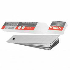 Лезвия сегментные 18мм (упак10шт.) для строительных и канцелярских ножей VIRA 831502