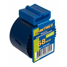 Коронка биметаллическая 68 мм (2 11/16"), клипса (нужен адаптер 2640007422) ПРАКТИКА 036-025