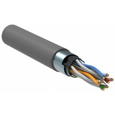 Кабель витая пара F/UTP категория 6 4x2х23AWG PVC серый (305м) (LC1-C604-311) ITK