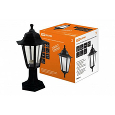 Светильник садово-парковый НТУ 06-60-001 шестигранник, стойка, пластик, черный SQ0330-0702 TDM