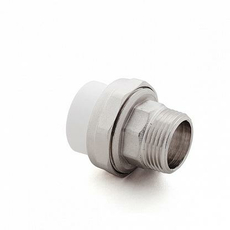 Муфта PPR полипропиленовая разъемная 20х1/2" НР (Американка) 10640 РосТурПласт