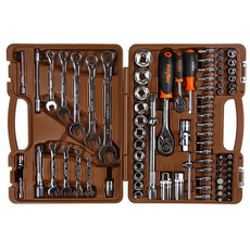 Набор инструментов универсальный 1/4", 1/2"DR, 82 предмета Ombra OMT82S