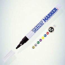 Маркер краска 2мм черный, алюминиевый копус MunHwa SPM-01 207860