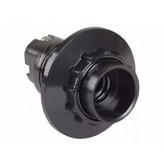 Патрон карболитовый с кольцом, Е14, черный, 24609 1 REV