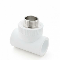 Тройник PPR полипропиленовый комбинированный 20x1/2" HP 10753 РосТурПласт