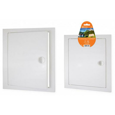 Люк ревизионный пластиковый 300х300 белый с ручкой SQ1807-0426 TDM