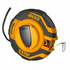 Рулетка 30м*12,5мм мерная лента стальная прорезиненная INGCO HSMT8430