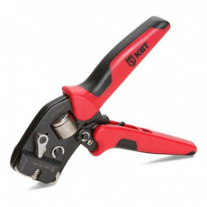 Пресс-клещи торцевые для обжима штыревых втулочных наконечников ПКВк-16т КВТ 74595