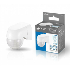 Датчик движения DD-03 настенный 180°, 800Вт, 10-900с, 12м, 3-2000Лк, IP44, цвет белый d.wi 25821 6