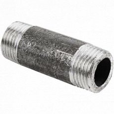 Сгон стальной оцинкованный Ду 15 L=55мм из труб по ГОСТ 3262-75
