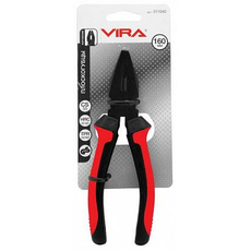 Пассатижи (плоскогубцы) 160 мм двухкомпонентные ручки VIRA 6" 311040