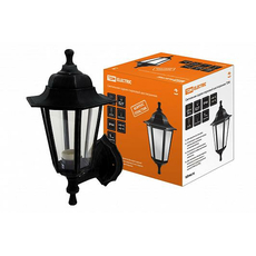 Светильник садово-парковый НБУ 06-60-001 настенный, шестигранник, пластик, черный TDM (вверх/вниз) SQ0330-0701 TDM