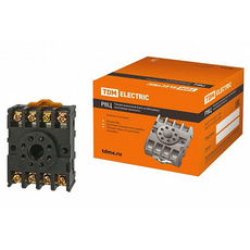 Разъем Р8Ц - цокольный 8-pin на DIN-рейку/плоскость TDM /20 шт/ SQ1503-0019