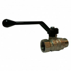 Кран шаровой латунный 1" ВР/НР рычаг LD Pride