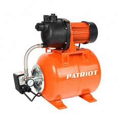 Насосная станция PATRIOT PW 850-24 P, насосная часть-пластик, бак 24 л, 850 Вт, 3000 л/час.