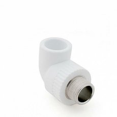 Угольник PPR полипропиленовый комбинированный 25х1/2" НР 10801 РосТурПласт