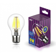 Лампа светодиодная 9Вт Е27 A60 2700К 855Лм прозрачная 230В грушевидная Filament филаментная DECO Premium 32475 1 REV