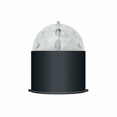 Светильник-проектор светодиодный Разноцветный с сетевым шнуром 220В корпус черный ULI-Q302 DISCO RGB 09840 Volpe