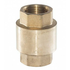Клапан обратный с латунным золотником ВР 1"