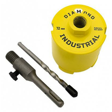 Коронка по бетону алмазная безударная 72 мм SDS-plus Diamond Industrial DIDCC72