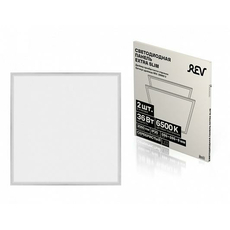 Светильник светодиодный ДВО 36Вт Extra Slim Quadro компл б/к 2929000066 Опал 3060Лм IP20 28901 2 REV