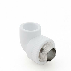 Угольник PPR полипропиленовый комбинированный 32х1/2" НР 10804 РосТурПласт