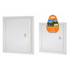 Люк ревизионный пластиковый 200х200 белый с ручкой SQ1807-0422 TDM