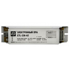 Дроссель электронный /ЭПРА/ EBH (ETL) 236 T8 2*36Вт с фильтром защиты 180*40*26