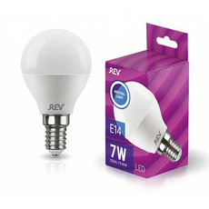 Лампа светодиодная 7Вт E14 G45 4000К 550Лм матовая 220В шар 32341 9 REV