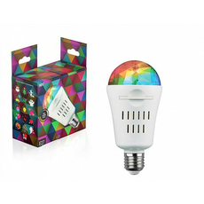 Лампа светодиодная 4Вт Е27 A60 230В проекционная со сменными паттернами RGB DISCO 32453 9 REV