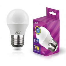 Лампа светодиодная 7Вт E27 G45 2700К 525Лм матовая 220В шар 32342 6 REV