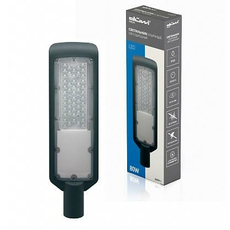 Светильник светодиодный ДКУ консольный уличный 80 Вт СКУ-04 230В 410x120x55 Д46мм7453 Лм 6500К IP65 тип КСС - Ш Duwi 25079 1