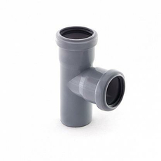 Тройник канализационный 32/32 угол 87 РосТурПласт