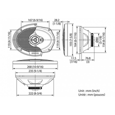 Колонки Kenwood KFC-S6966
