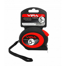 Рулетка 5м х 25мм с автоматическим стопором VIRA 100044