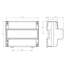 Счетчик электроэнергии трехфазный однотарифный ЦЭ6803В1 3x230/400В 5-60А 3ф.4пр. М7 Р31 DIN ОУ Энергомера