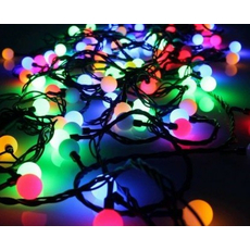 Гирлянда светодиодная наружная Шарики OLDBL70-RGB-E 2,4 см 70RB светодиодов 10м подключение до 3-х модулей 4690601042040 SHLIGHTS