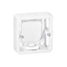 Коробка накладная 2 модуля Mosaic New открытой установки глубина 40мм белый 080281 Legrand