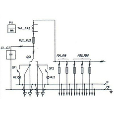 Вводно-распределительное устройство ВРУ 1-21-10 без счетчика