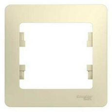Рамка 1 пост GLOSSA бежевый GSL000201 Schneider Electric