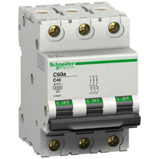 Автоматический выключатель модульный Schneider Electric С60А 3п 20А C 4,5кA (23881) 