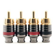 Разъем RCA SWAT SRCA-02 никель (упак 4 шт)