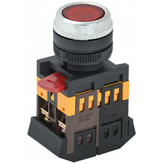 Кнопка управления красная с подсветкой ABLFS-22 (К) BBT30-ABLFS-K04 IEK