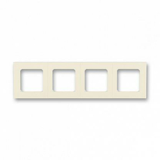 Рамка 4 поста Levit слоновая кость / белый 2CHH015040A6017 ABB