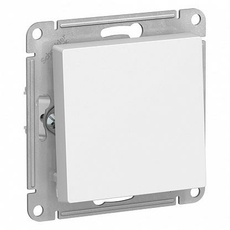 Выключатель одноклавишный Atlasdesign скрытой установки 10А (сх.1) с самовозвратом (кнопка) механизм белый ATN000115 Schneider Electric