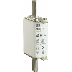 Плавкая вставка предохранителя 80А габарит 0 ППНИ-33 (DPP20-080) IEK